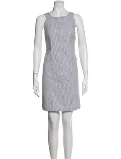 Pre-owned Cynthia Rowley Striped Mini Dress In Multi