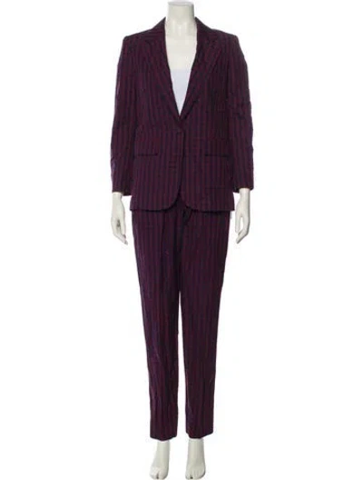 Pre-owned Cynthia Rowley Striped Pantsuit In Multi