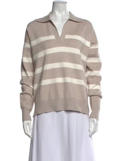 Pre-owned Cynthia Rowley Striped Sweater In Neutrals