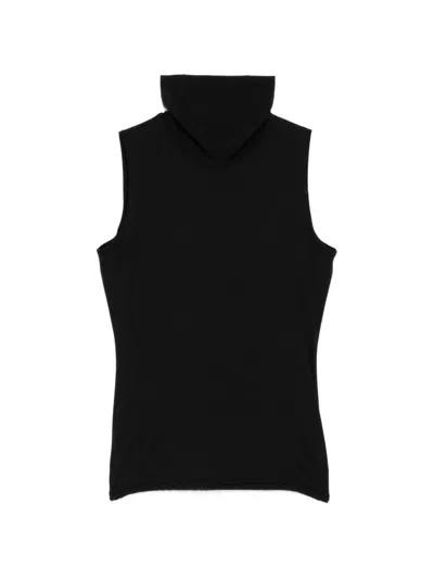 Cynthia Rowley Sutton Sleeveless Top In Black