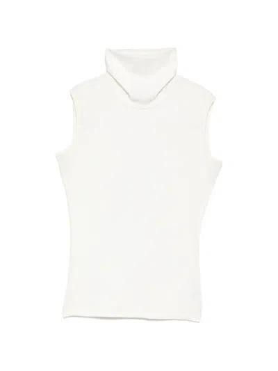 Cynthia Rowley Sutton Sleeveless Top In White