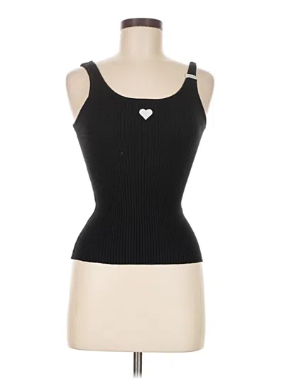 Pre-owned Cynthia Rowley Sweater Vest In Black
