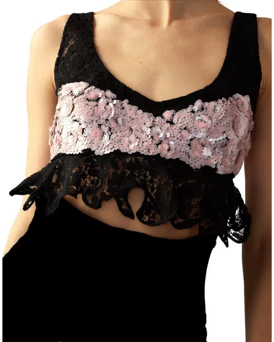 CYNTHIA ROWLEY CYNTHIA ROWLEY THE COSMO SEQUIN KNIT TOP