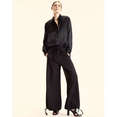 Cynthia Rowley The Tux Trouser In Black