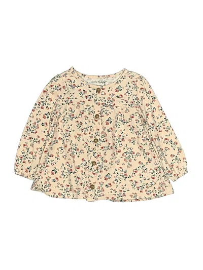 Pre-owned Cynthia Rowley Tjx Kids' 3/4 Sleeve Blouse In Ivory
