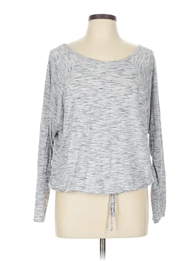 Pre-owned Cynthia Rowley Tjx 3/4 Sleeve T-shirt In Gray