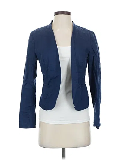 Pre-owned Cynthia Rowley Tjx Blazer Jacket In Blue