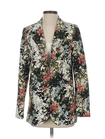 Pre-owned Cynthia Rowley Tjx Blazer Jacket In Gold