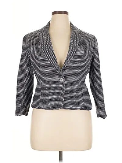 Pre-owned Cynthia Rowley Tjx Blazer Jacket In Gray
