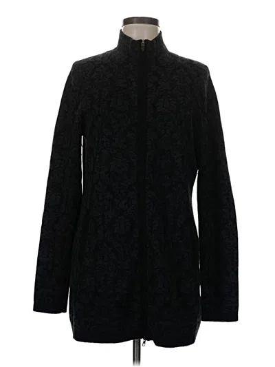 Pre-owned Cynthia Rowley Tjx Cardigan Sweater In Black