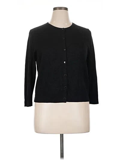 Pre-owned Cynthia Rowley Tjx Cardigan Sweater In Black