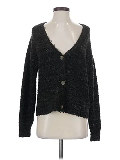 Pre-owned Cynthia Rowley Tjx Cardigan Sweater In Black