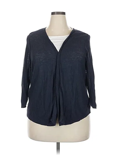 Pre-owned Cynthia Rowley Tjx Cardigan Sweater In Blue