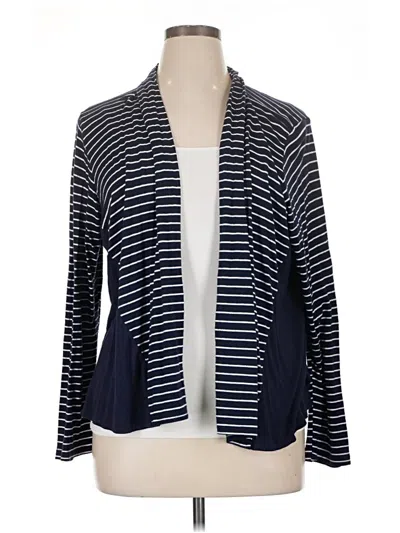Pre-owned Cynthia Rowley Tjx Cardigan Sweater In Blue