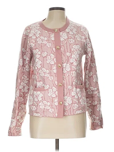 Pre-owned Cynthia Rowley Tjx Cardigan Sweater In Pink