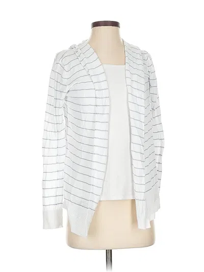 Pre-owned Cynthia Rowley Tjx Cardigan Sweater In Silver