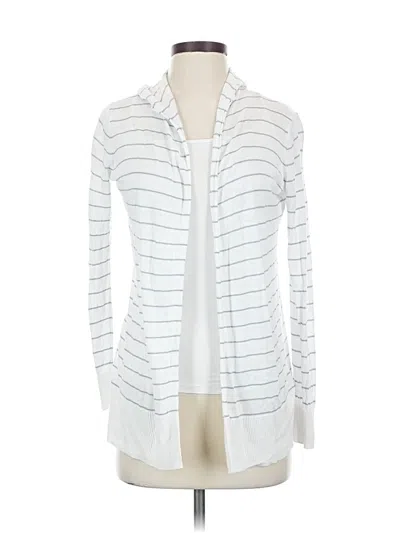 Pre-owned Cynthia Rowley Tjx Cardigan Sweater In White