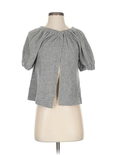 Pre-owned Cynthia Rowley Tjx Cashmere Cardigan Sweater In Gray
