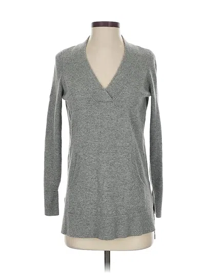 Pre-owned Cynthia Rowley Tjx Cashmere Pullover Sweater In Gray