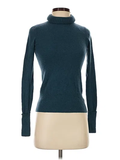 Pre-owned Cynthia Rowley Tjx Cashmere Pullover Sweater In Teal