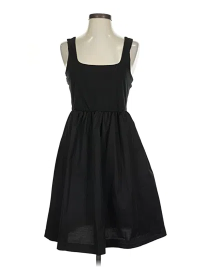Pre-owned Cynthia Rowley Tjx Casual Dress In Black