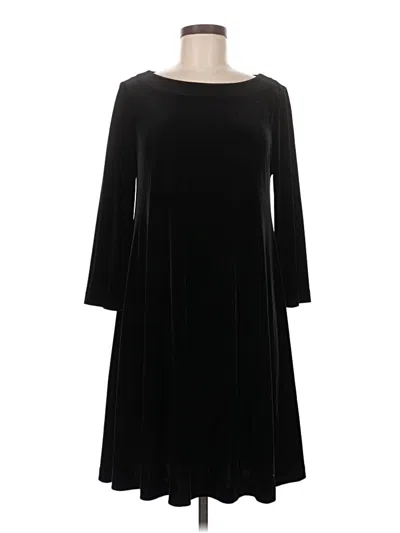 Pre-owned Cynthia Rowley Tjx Casual Dress In Black