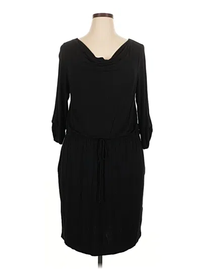 Pre-owned Cynthia Rowley Tjx Casual Dress In Black
