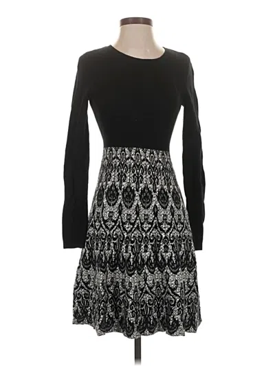 Pre-owned Cynthia Rowley Tjx Casual Dress In Black