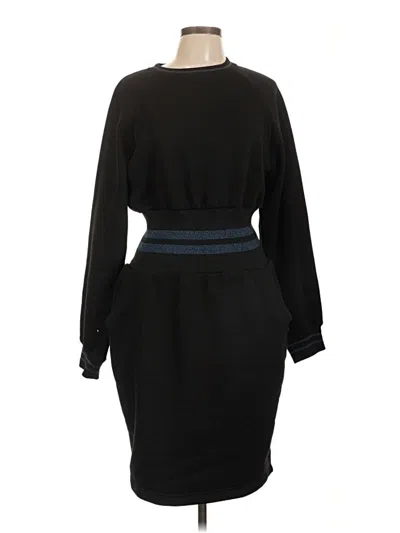 Pre-owned Cynthia Rowley Tjx Casual Dress In Black