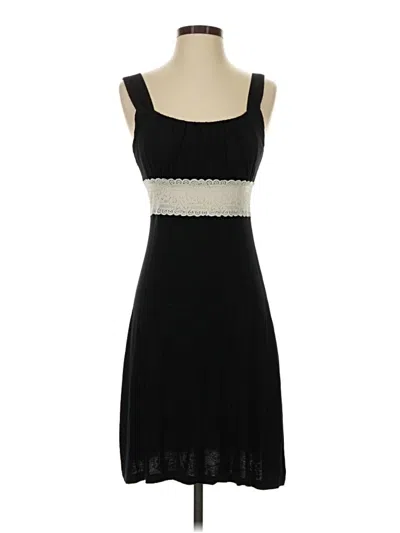 Pre-owned Cynthia Rowley Tjx Casual Dress In Black