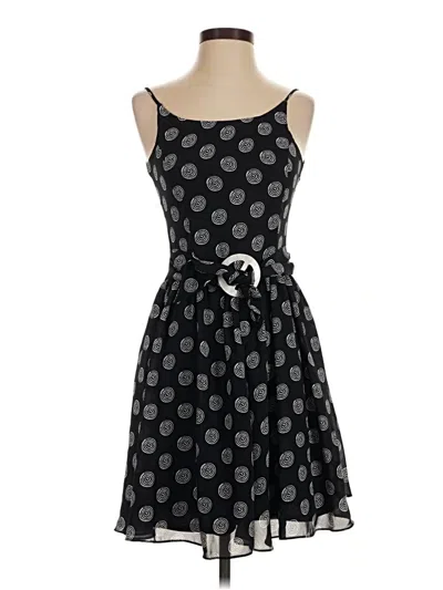 Pre-owned Cynthia Rowley Tjx Casual Dress In Black