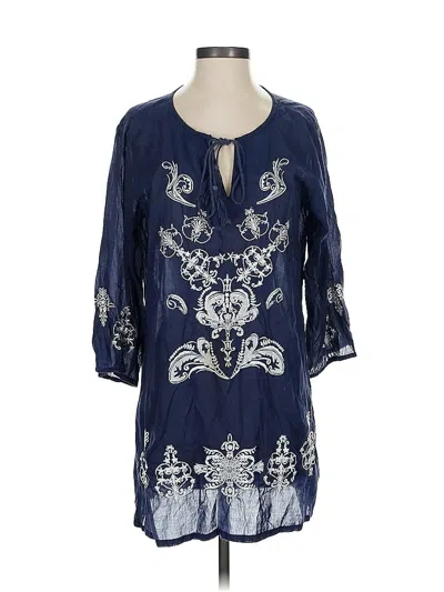 Pre-owned Cynthia Rowley Tjx Casual Dress In Blue