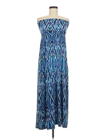 Pre-owned Cynthia Rowley Tjx Casual Dress In Blue