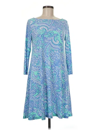 Pre-owned Cynthia Rowley Tjx Casual Dress In Blue