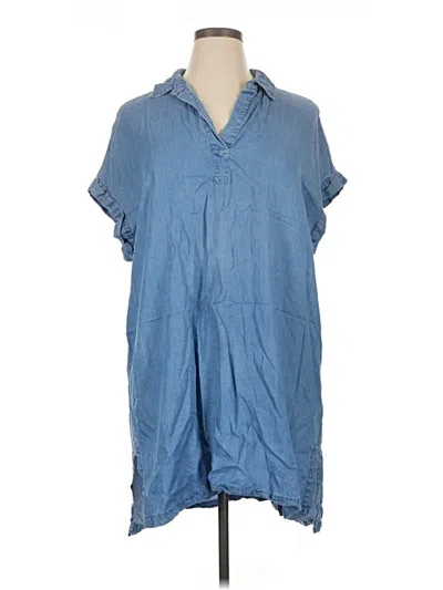 Pre-owned Cynthia Rowley Tjx Casual Dress In Blue