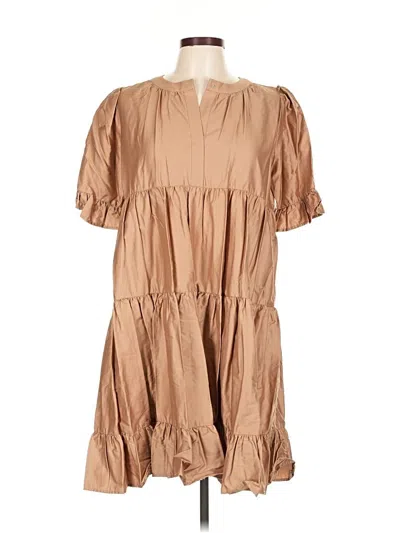 Cynthia Rowley Tjx Casual Dress In Brown
