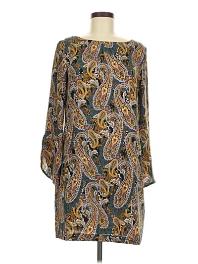 Pre-owned Cynthia Rowley Tjx Casual Dress In Brown