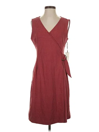Pre-owned Cynthia Rowley Tjx Casual Dress In Burgundy
