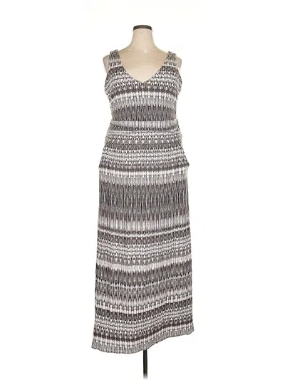 Pre-owned Cynthia Rowley Tjx Casual Dress In Gray