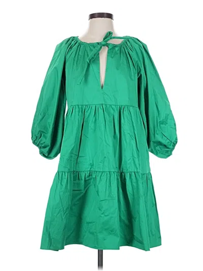 Pre-owned Cynthia Rowley Tjx Casual Dress In Green