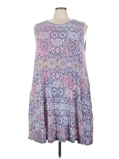 Pre-owned Cynthia Rowley Tjx Casual Dress In Purple