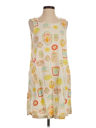 Pre-owned Cynthia Rowley Tjx Casual Dress In Yellow
