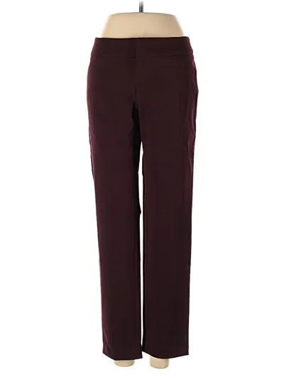 Pre-owned Cynthia Rowley Tjx Casual Pants In Burgundy
