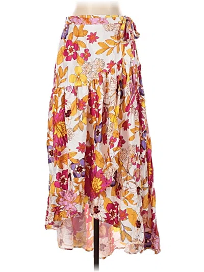 Pre-owned Cynthia Rowley Tjx Casual Skirt In Yellow