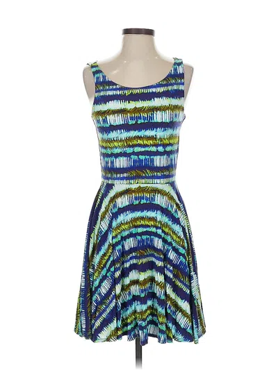 Pre-owned Cynthia Rowley Tjx Cocktail Dress In Blue