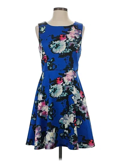 Pre-owned Cynthia Rowley Tjx Cocktail Dress In Blue
