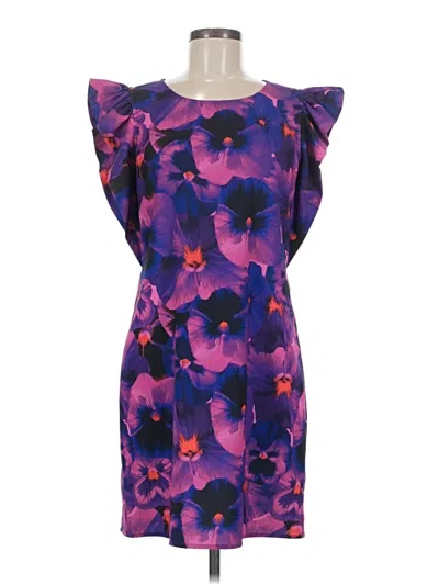 Pre-owned Cynthia Rowley Tjx Cocktail Dress In Purple
