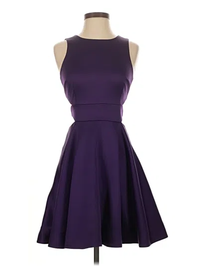 Pre-owned Cynthia Rowley Tjx Cocktail Dress In Purple