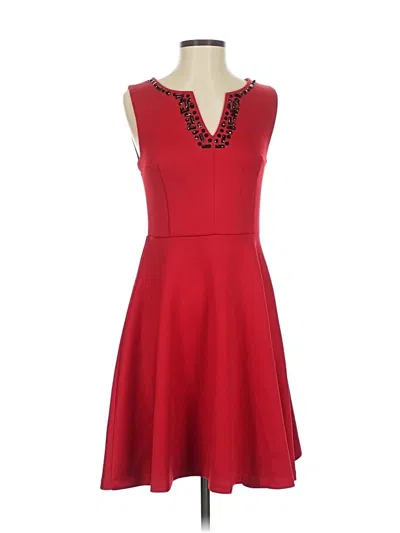 Pre-owned Cynthia Rowley Tjx Cocktail Dress In Red