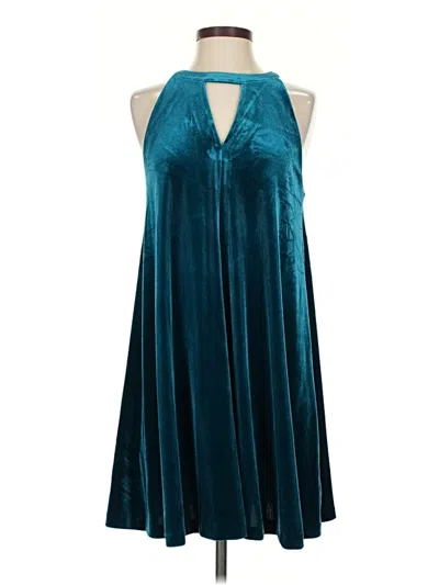 Pre-owned Cynthia Rowley Tjx Cocktail Dress In Teal